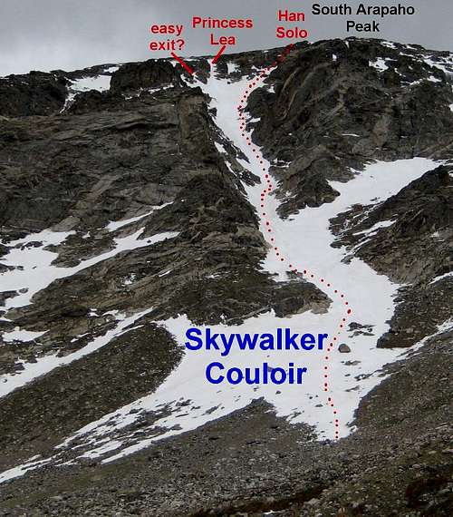 Holy Toledo That's Steep: Arapaho Peaks Skywalker Couloir & Traverse