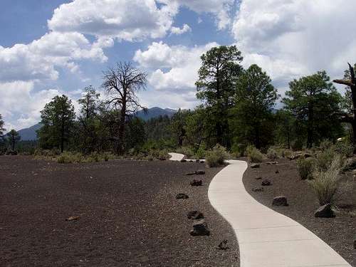 Trail at Sunset Crater NM