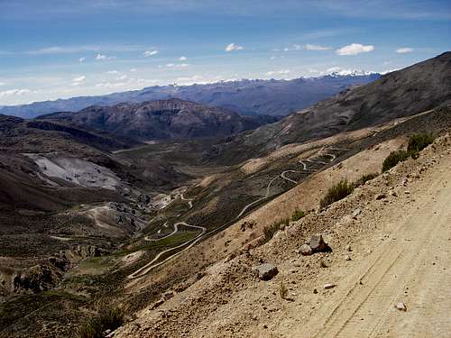 Descending Down to Andahua, Chila Mountains