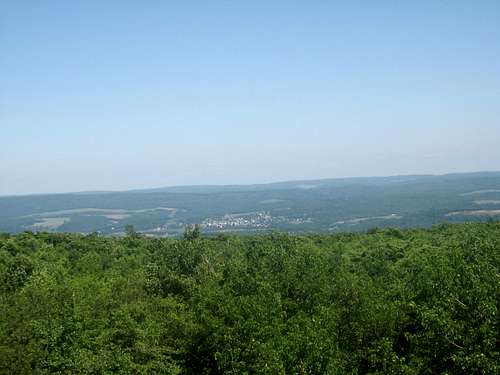View of Salisbury, PA from the summit