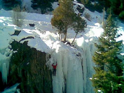 Ouray Ice climber