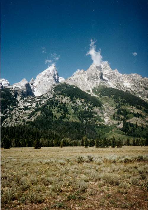 Tetons looking more like a vlocano getting ready to erupt