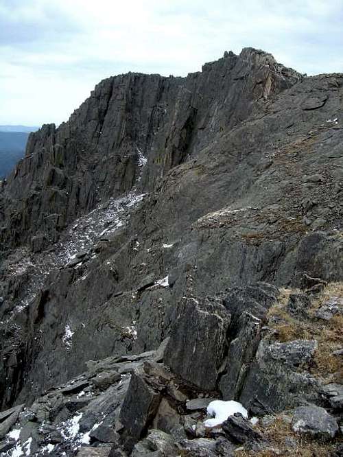  Fall Mountain’s north face...