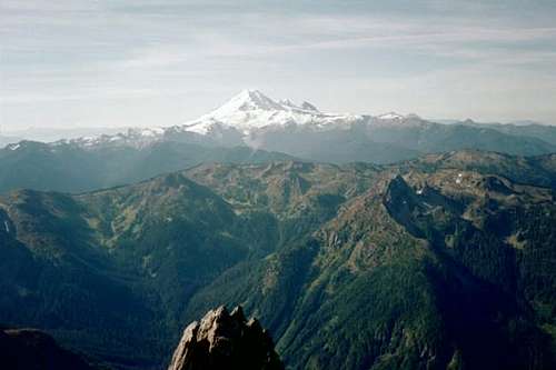 Mt Baker seen from summit of...
