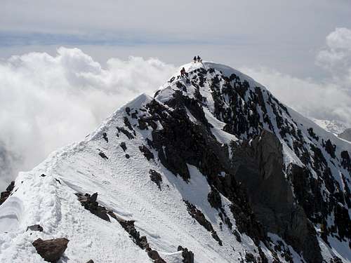 Final ridge to Poset's summit