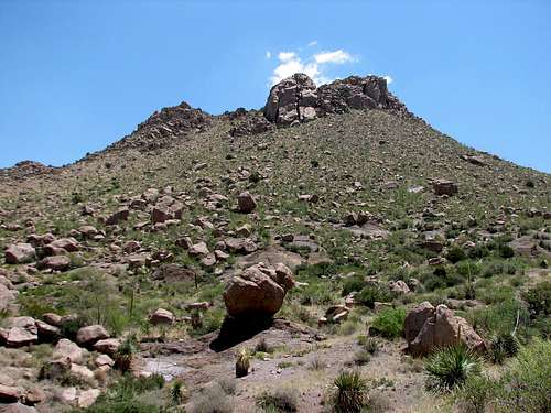Point 5833 in the Doña Ana Mountains