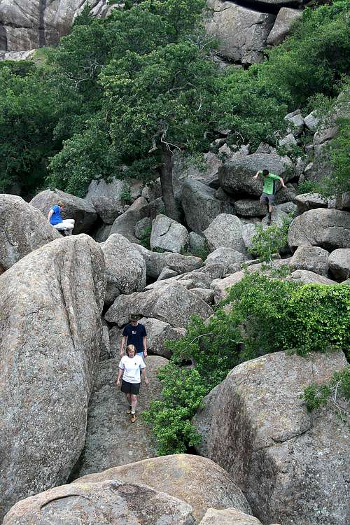 Picking a Way through Valley of Boulders