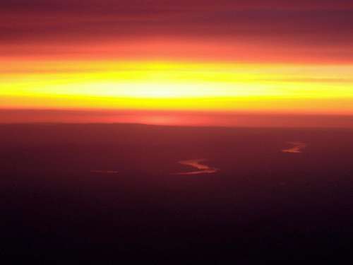 Sunrise over the Columbia River!