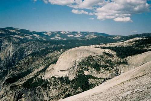 North Dome, from Half Dome,...