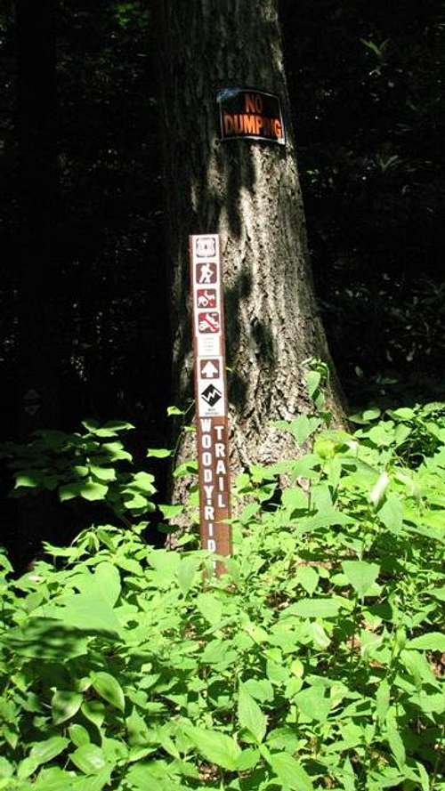 Woody Ridge Signpost