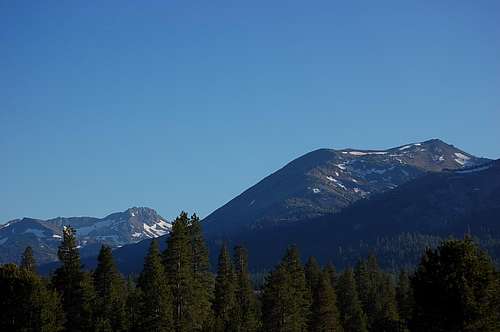 Round Top and Red Lake Peak from the north