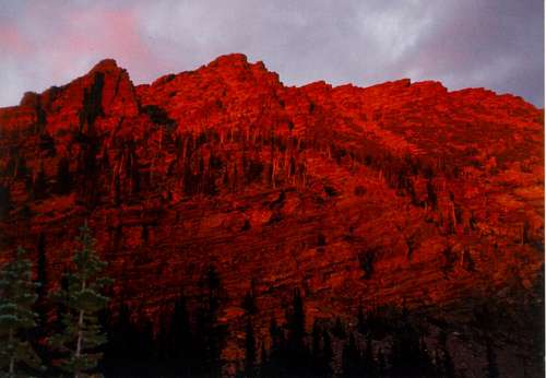 Cliffs at Sunset