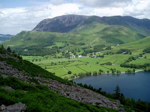 Looking back to Buttermere