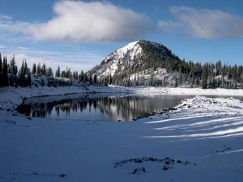 Truax Peak and Crater Lake on...