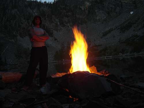 Upper Sky Lake Campfire