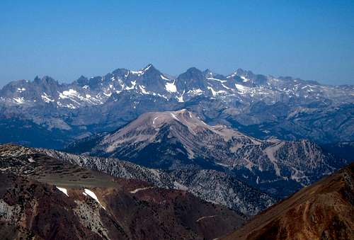 Mammoth and Ritter Range from Morrison