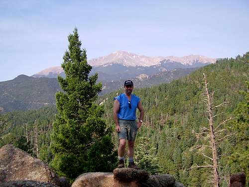 Waldo Cyn Trail, Pikes Peak in background