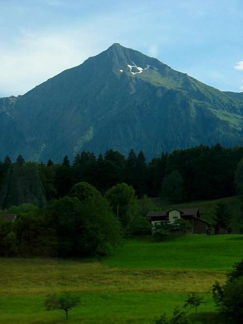 Mountain southwest of Interlaken