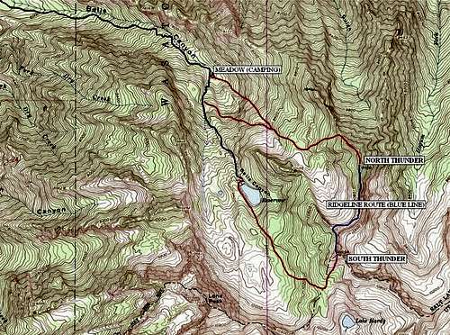 Bells Canyon route