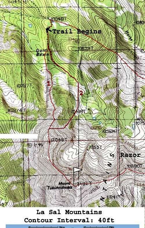 A topo map showing both...