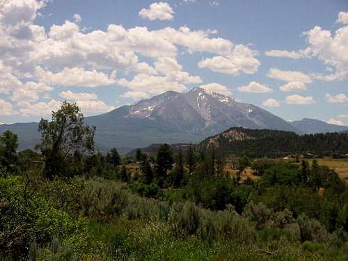 Mount Sopris from near the...