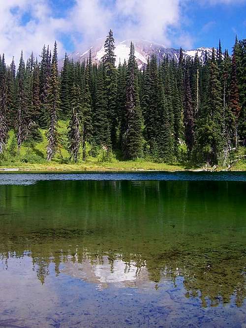 Mount Adams and Lookinglass Lake