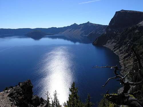 Crater Lake Rim View