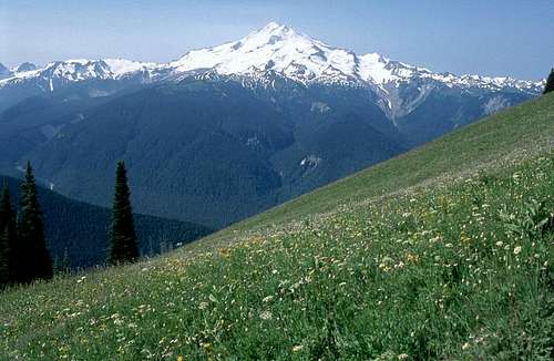 Glacier Peak as seen from the...