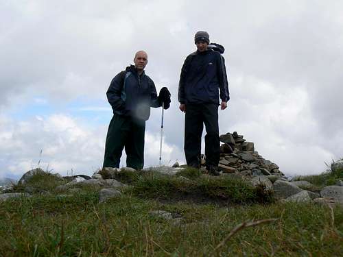 On the summit of Stob Dubh