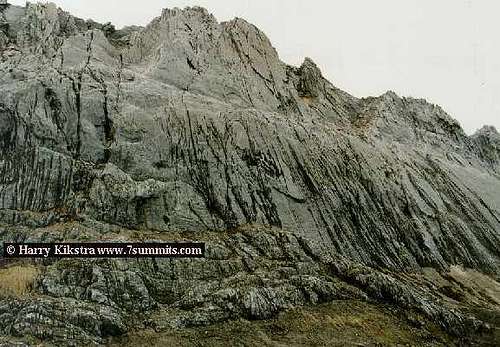 The face of Carstensz. The...