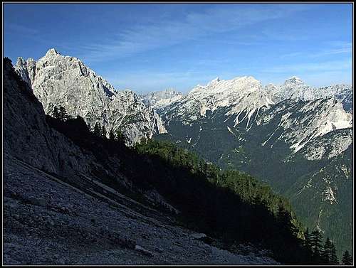 Mountains above Vrsic pass