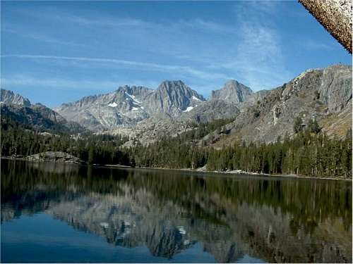 Mt Ritter and Banner Peak as...