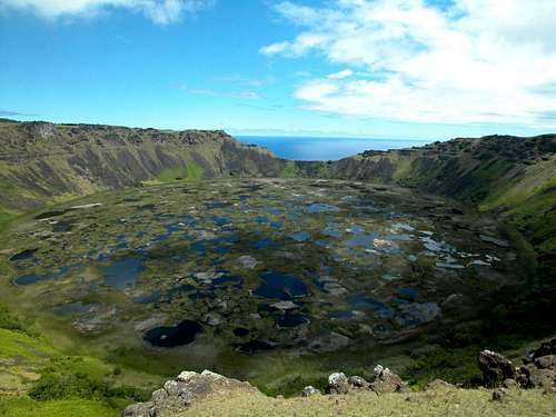 Lakes Within Craters