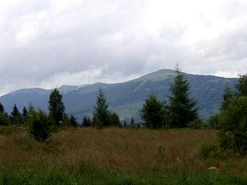 View from the Mount Wierch Wyznianski (913 m)