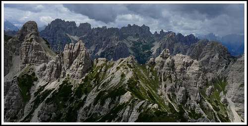 Dolomiti d'oltre Piave - Views from the summit of Torrione Comici