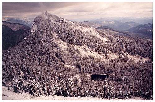 Tinkham Peak and Abiel Lake...