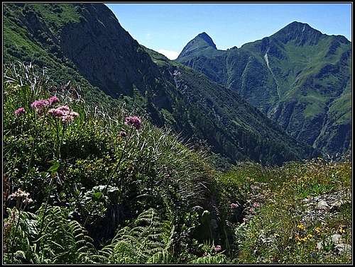 The scenery below Hoher Trieb / Cuestalta