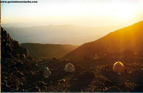 The base camp, Salto (4200)...