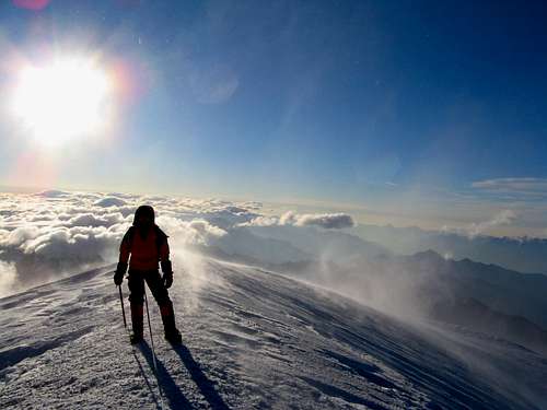 Summit of Mt Blanc