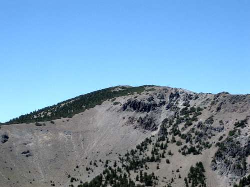 Zoom shot of Mount Houghton