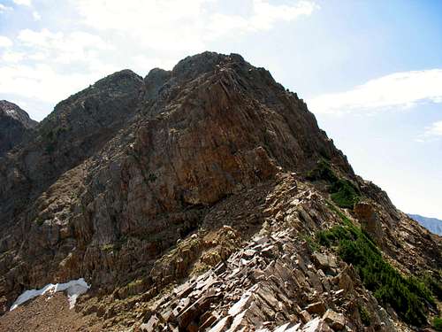 Unnamed Peak from Twin Peaks Saddle