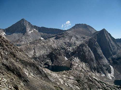 Sawtooth Peak & High Sierra granite & lakes