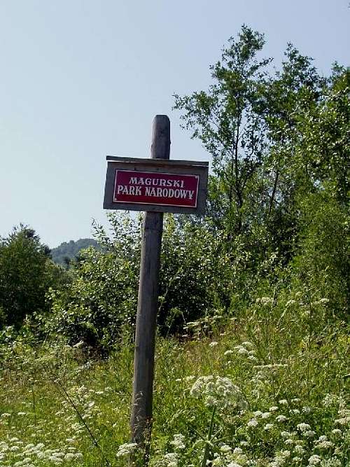 Sign in Magura National Park