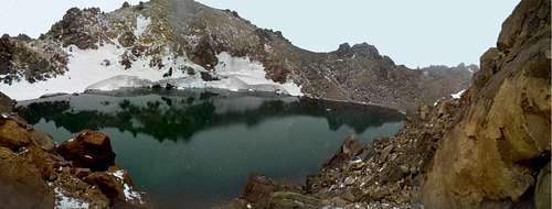 Sabalan top lake