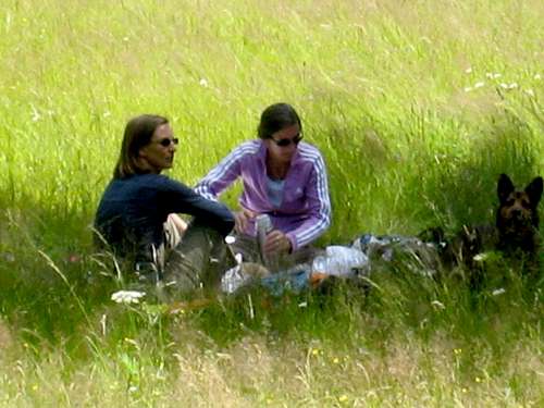 picnic with Gudrun, Angie & Joy