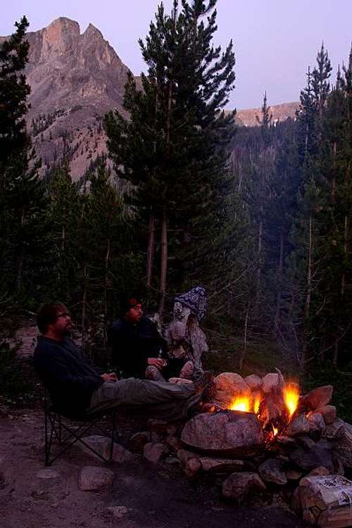 Campfire in Rock Creek