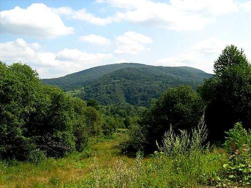 View towards Mount Cergowa (714 m)