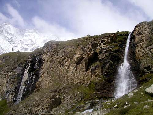 waterfall, near Cervinia