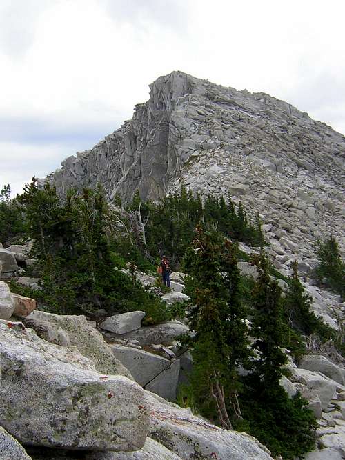 North face of South Thunder Mountain
