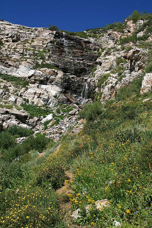 Greys Peak waterfall